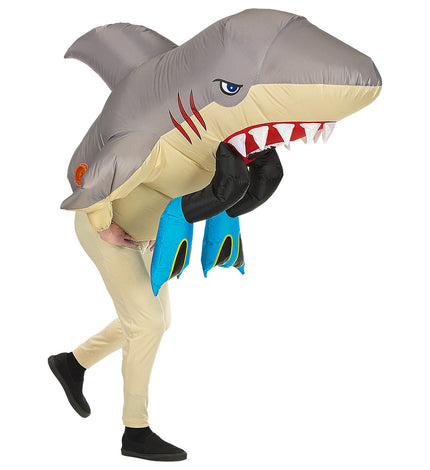 Widmann SRL Opblaasbaar haaien pak unisex