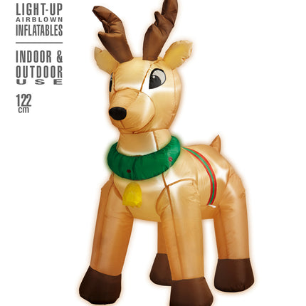 Widmann SRL Opblaasbaar rendier 122cm