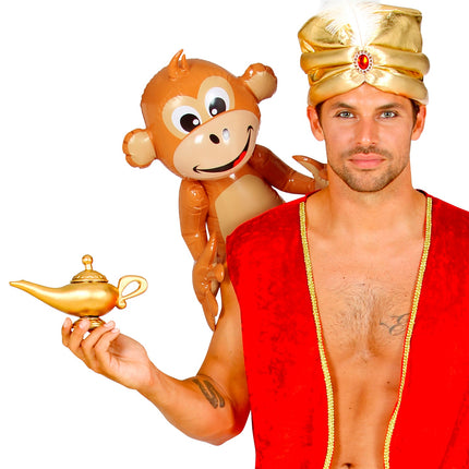 Widmann SRL Opblaasbare aap Gerry