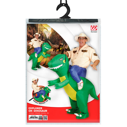 Widmann SRL Opblaasbare dinosaurussen kostuums