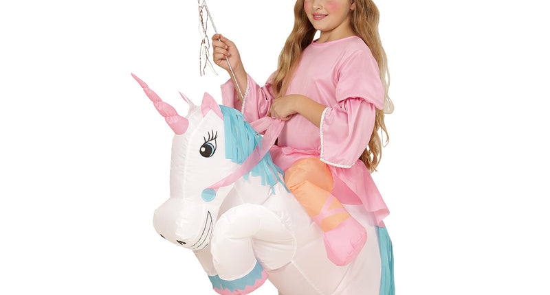 Widmann SRL Opblaasbare eenhoornpakjes voor kinderen