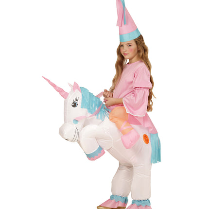 Widmann SRL Opblaasbare eenhoornpakjes voor kinderen