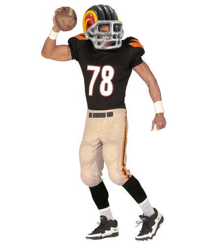 Widmann SRL Opblaasbare football player helm