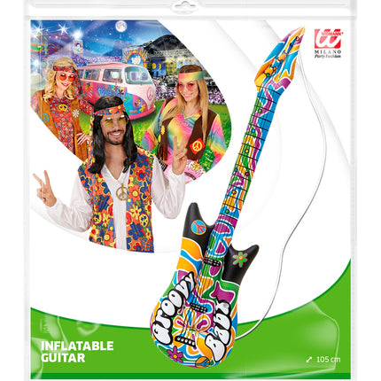 Widmann SRL Opblaasbare groovy gitaar