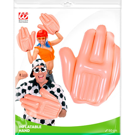 Widmann SRL Opblaasbare hand voor carnaval