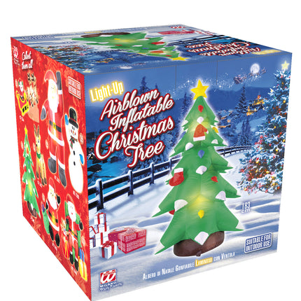 Widmann SRL Opblaasbare kerstboom 183cm