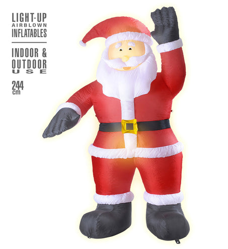 Widmann SRL Opblaasbare kerstman 244cm