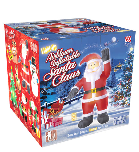 Widmann SRL Opblaasbare kerstman 244cm