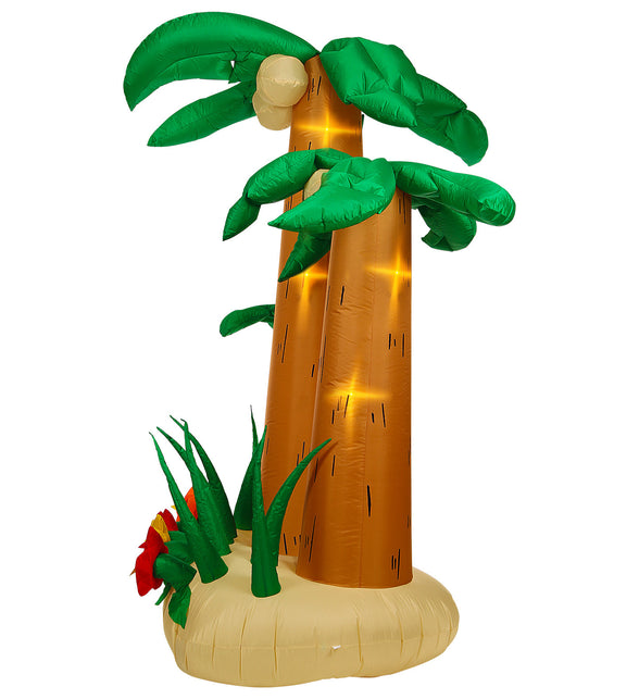 Widmann SRL Opblaasbare palmbomen met licht