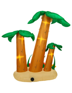 Widmann SRL Opblaasbare palmbomen met licht