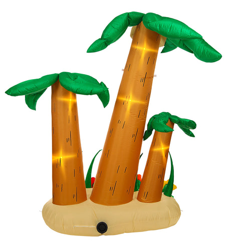 Widmann SRL Opblaasbare palmbomen met licht