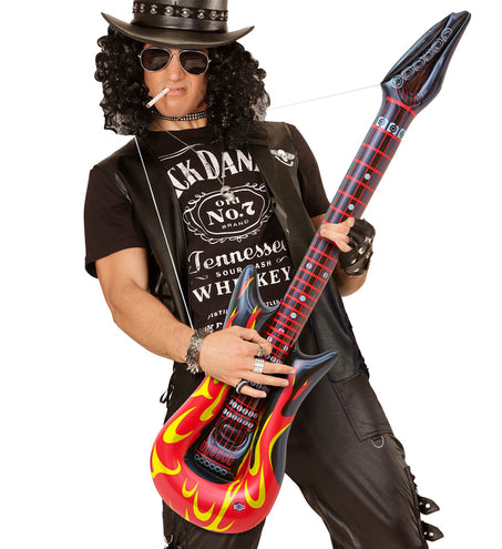 Widmann SRL Opblaasbare rockstar gitaar