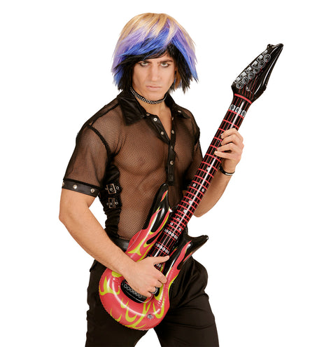 Widmann SRL Opblaasbare rockstar gitaar