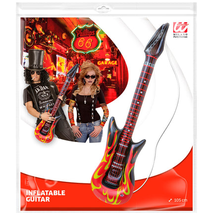 Widmann SRL Opblaasbare rockstar gitaar