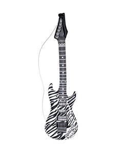 Widmann SRL Opblaasbare zebra gitaar