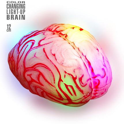 Widmann SRL Oplichtende nep hersens voor Halloween