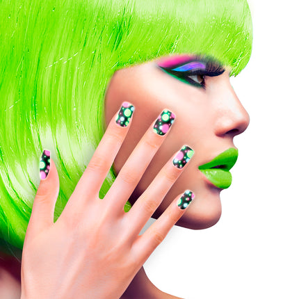 Widmann SRL Opplaknagels neon donker