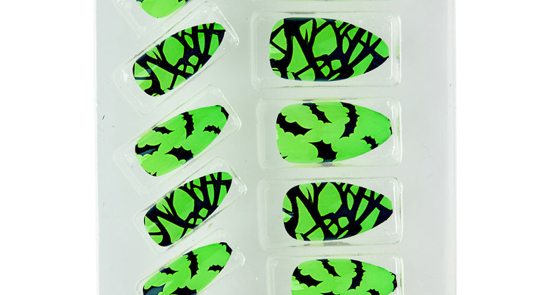 Widmann SRL Opplaknagels vleermuis neon