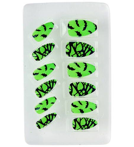 Widmann SRL Opplaknagels vleermuis neon