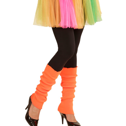 Widmann SRL Oranje beenwarmers neon