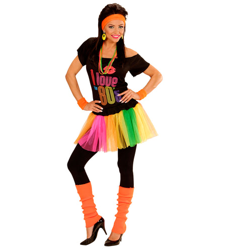 Widmann SRL Oranje beenwarmers neon