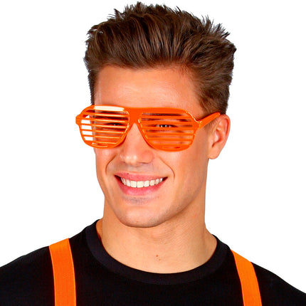 Widmann SRL Oranje bril met luikje