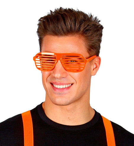 Widmann SRL Oranje bril met luikje