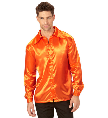Widmann SRL Oranje jaren 70 Disco shirtjes