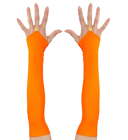 Widmann SRL Oranje neon handschoenen