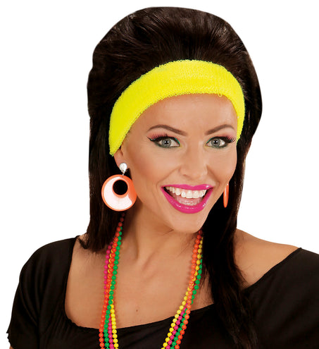 Widmann SRL Oranje oorbellen neon disco