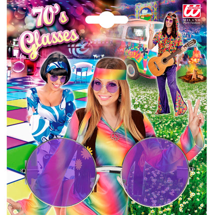 Widmann SRL Paarse bril jaren 70