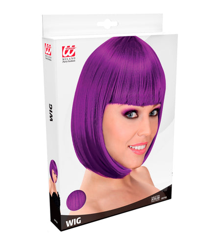 Widmann SRL Paarse pruik Lou Lou