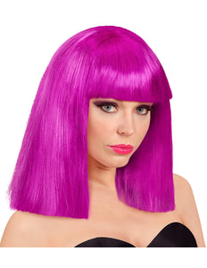 Widmann SRL Paarse pruik showgirl