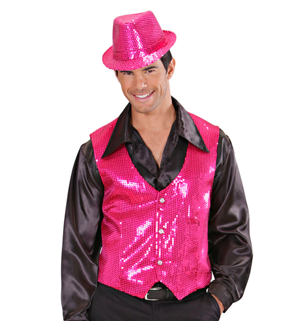Widmann SRL Pailletten gilet vestje roze