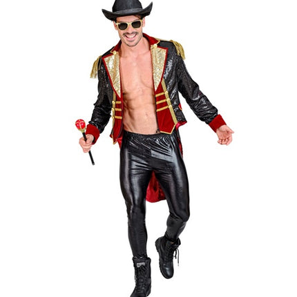 Widmann SRL Pailletten slipjas circus dompteur Heren