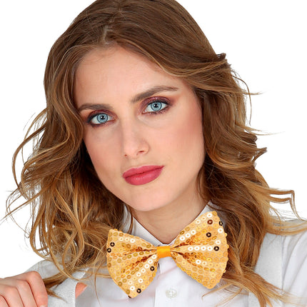 Widmann SRL Pailletten strik goud