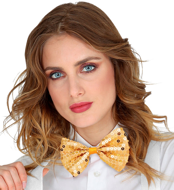 Widmann SRL Pailletten strik goud