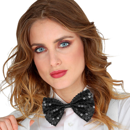 Widmann SRL Pailletten strik zwart