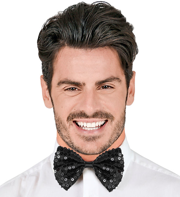 Widmann SRL Pailletten strik zwart