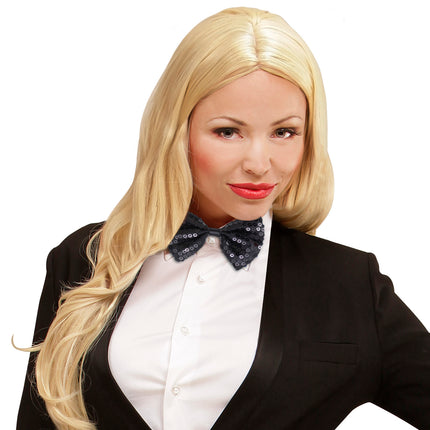 Widmann SRL Pailletten strik zwart