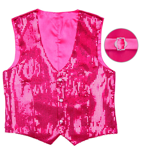 Widmann SRL Pailletten Vest Man Roze