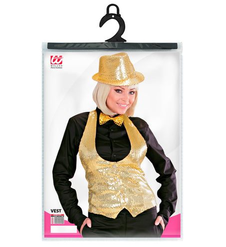Widmann SRL Pailletten vestje dames goud