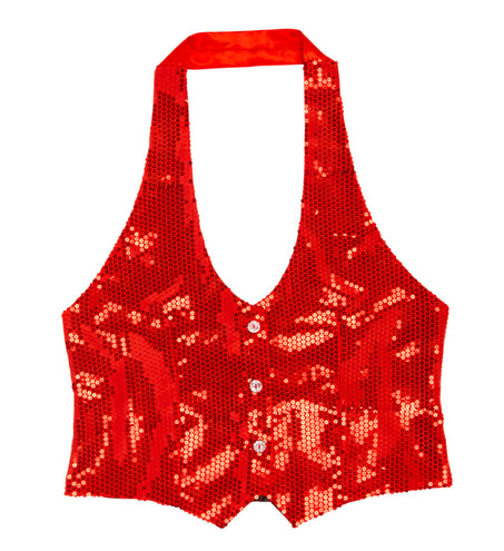 Widmann SRL Pailletten vestje dames rood