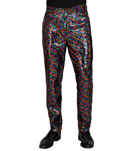 Widmann SRL Paillettenbroek heren meerkleurig