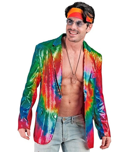 Widmann SRL Paillettencolbert tie dye