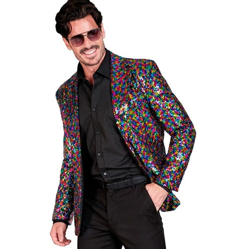 Widmann SRL Paillettencolbert veelkleurig