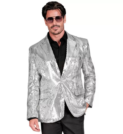 Widmann SRL Paillettencolbert zilver