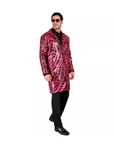 Widmann SRL Paillettenjas dierenprint roze