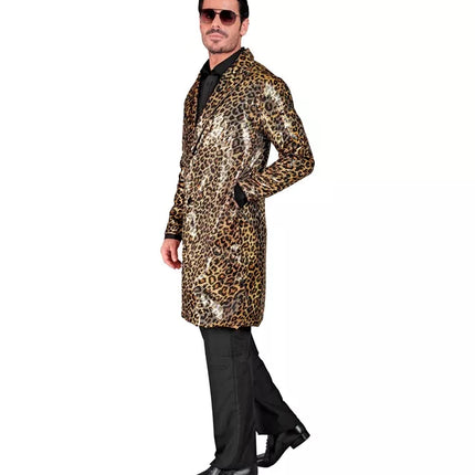 Widmann SRL Paillettenjas luipaard Leo