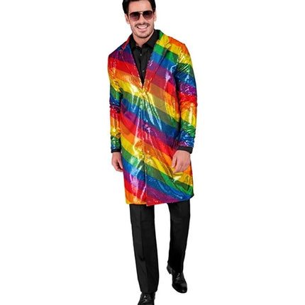 Widmann SRL Paillettenjas regenboog Pride